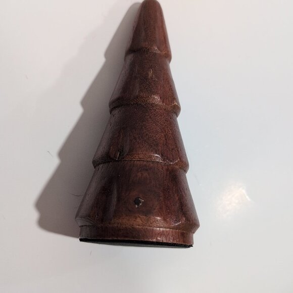 6" Tall Wooden Pine Tree Decoration Christmas Decor - Picture 5 of 5